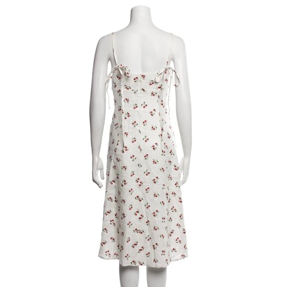 Rai Linen Dress in Cherry Pit - Picture 6 of 6